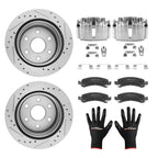 Rear Brake Rotors, Calipers & Pads for Chevy Avalanche 1500/Suburban 1500 (2002)