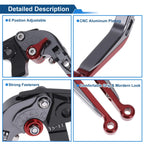 Adjustable Brake Clutch Lever for Honda X11 (1999–2002) Titanium Red