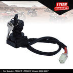 Ignition Key Switch for Suzuki LTA500, LTF500 Vinson (2002–2007)