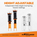 Coilovers for Honda Civic CRX (1988–1991) & Acura Integra (1994–2001)