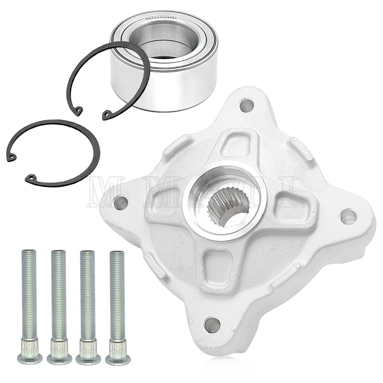Front Wheel Hub with Bearing Kit for Polaris RZR 800 RZR S 800 (2008–2014) #5137219