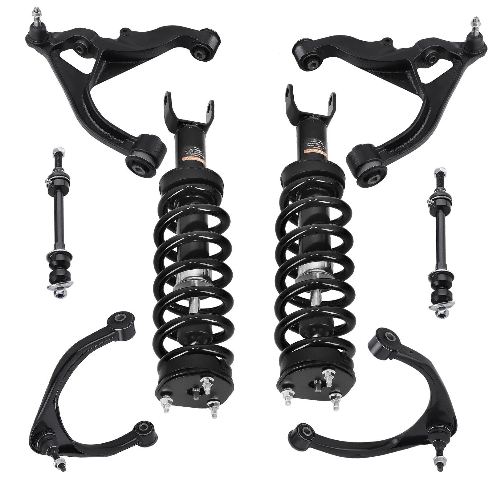 Front Struts w/ Control Arm Sway Bar Kit for Dodge Ram 1500 (2009–2018)
