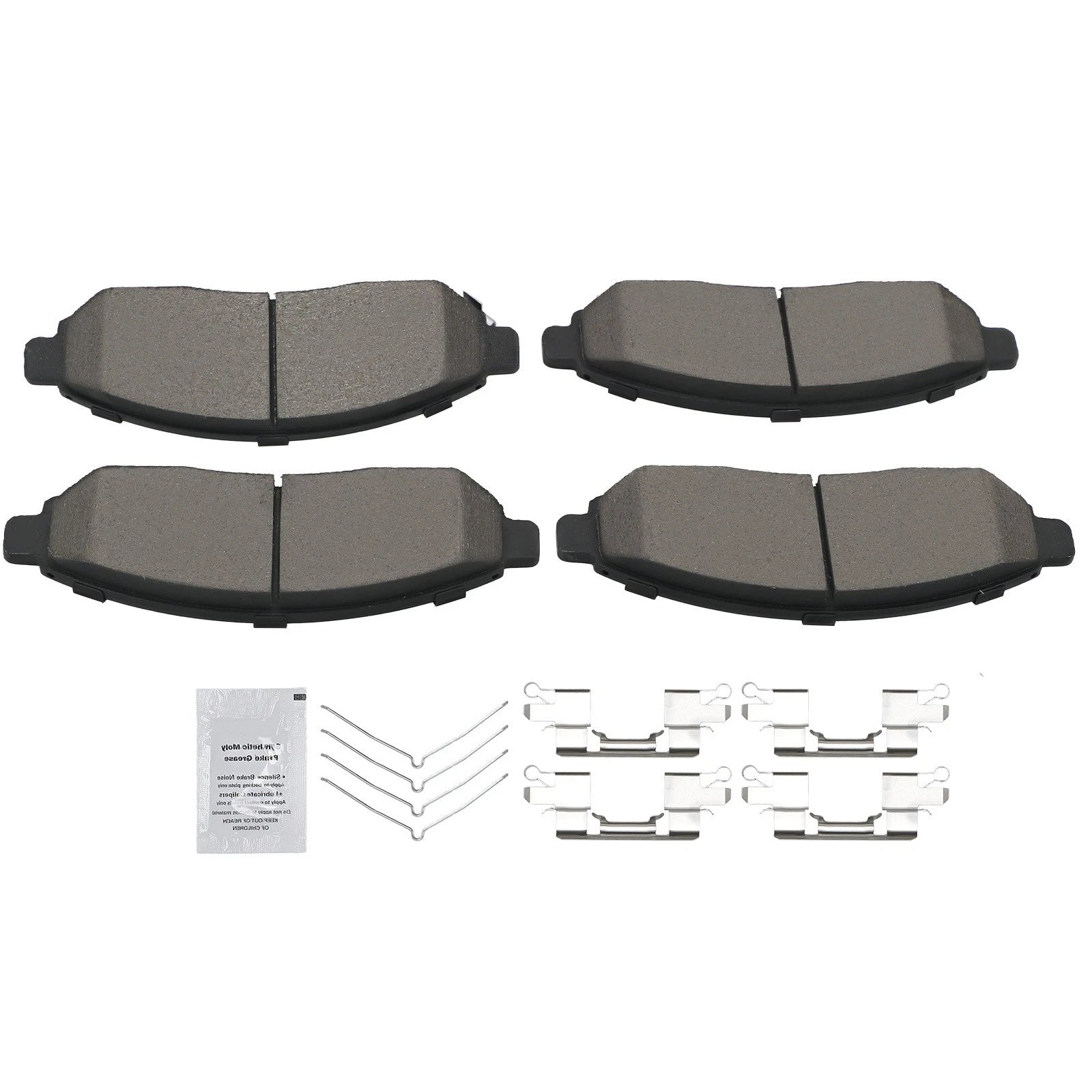 Front Ceramic Brake Pads Kit for Suzuki Equator (2009–2012) Nissan Frontier, Xterra