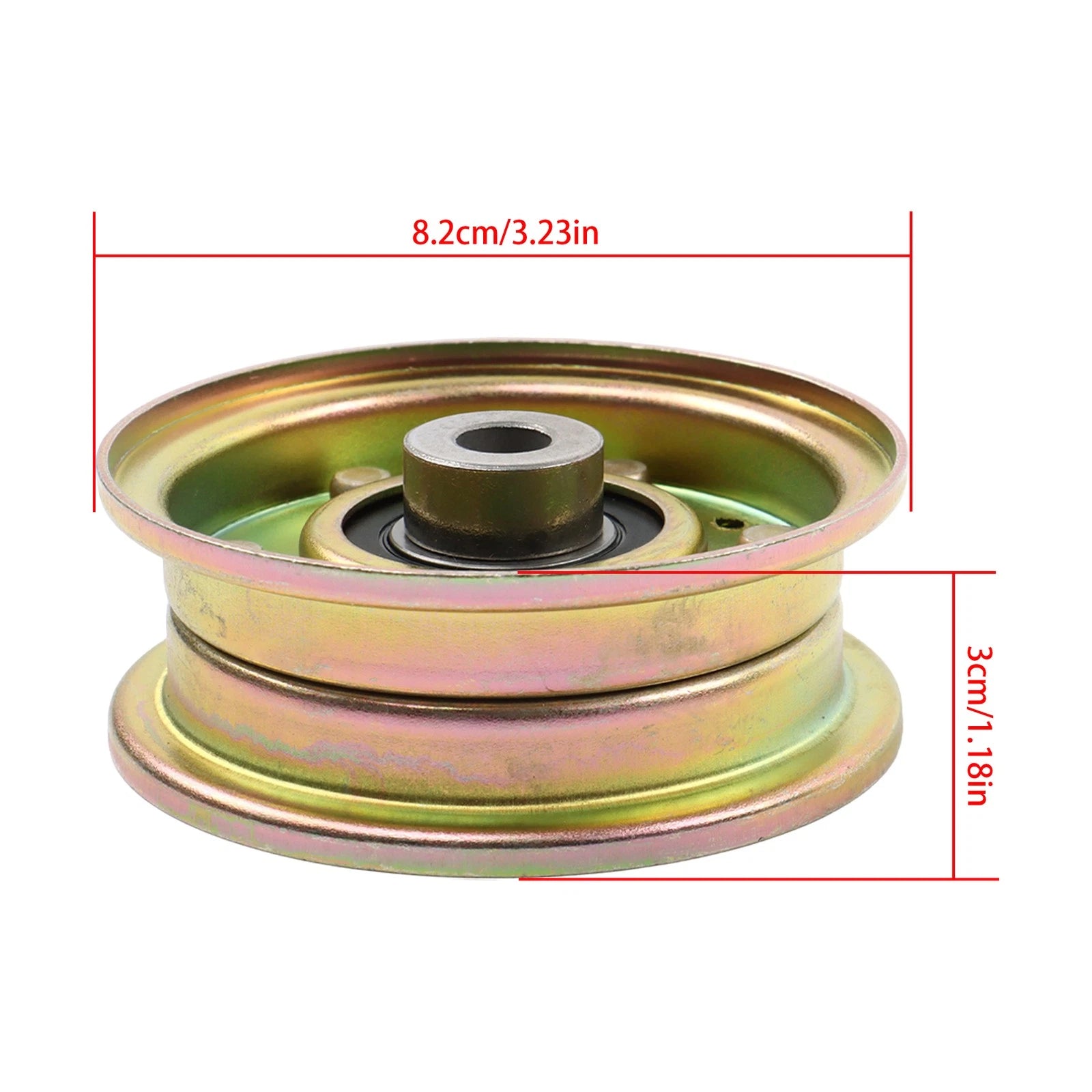 Set of 2 Flat Idler Pulleys for MTD (Year Range Not Specified)