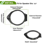 Speaker Spacer Ring Adapter for Chevrolet Cruze (6.5")