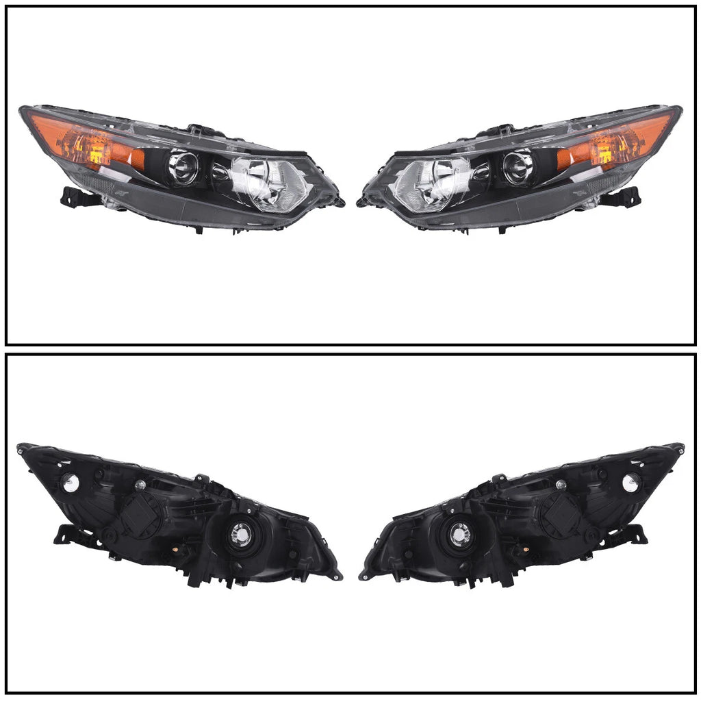 Set of 2 Headlights for Acura TSX (2009-2014)