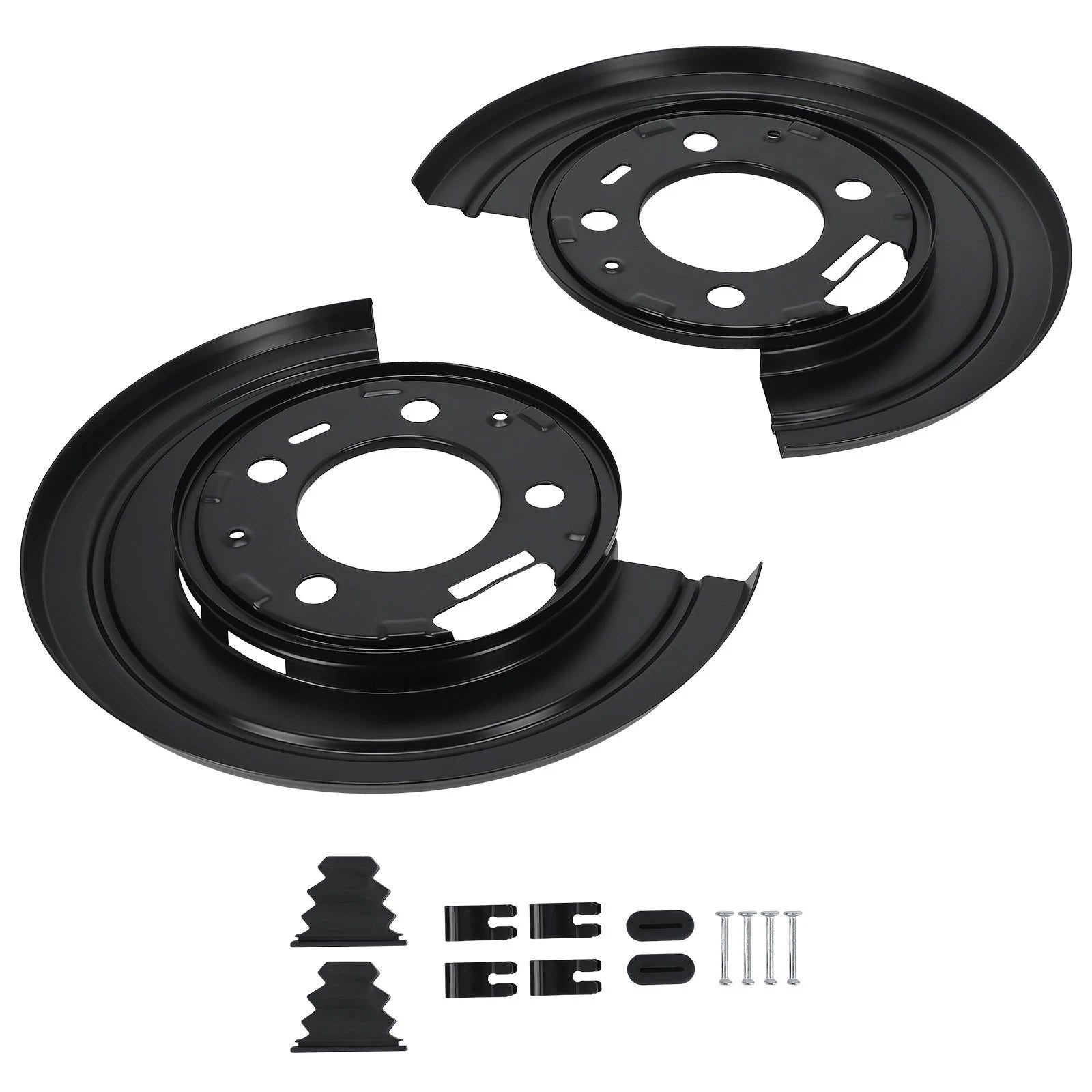 Pair Rear Brake Dust Shield Plate for Ford Excursion (2000–2005), F-250, F-350 (1999–2012)