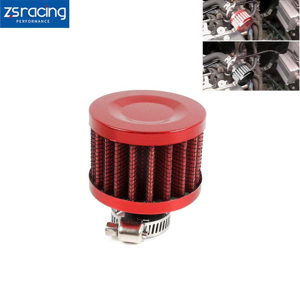 12mm Cold Air Intake Filter for Turbo Vent Crankcase Breather Valve Cover
