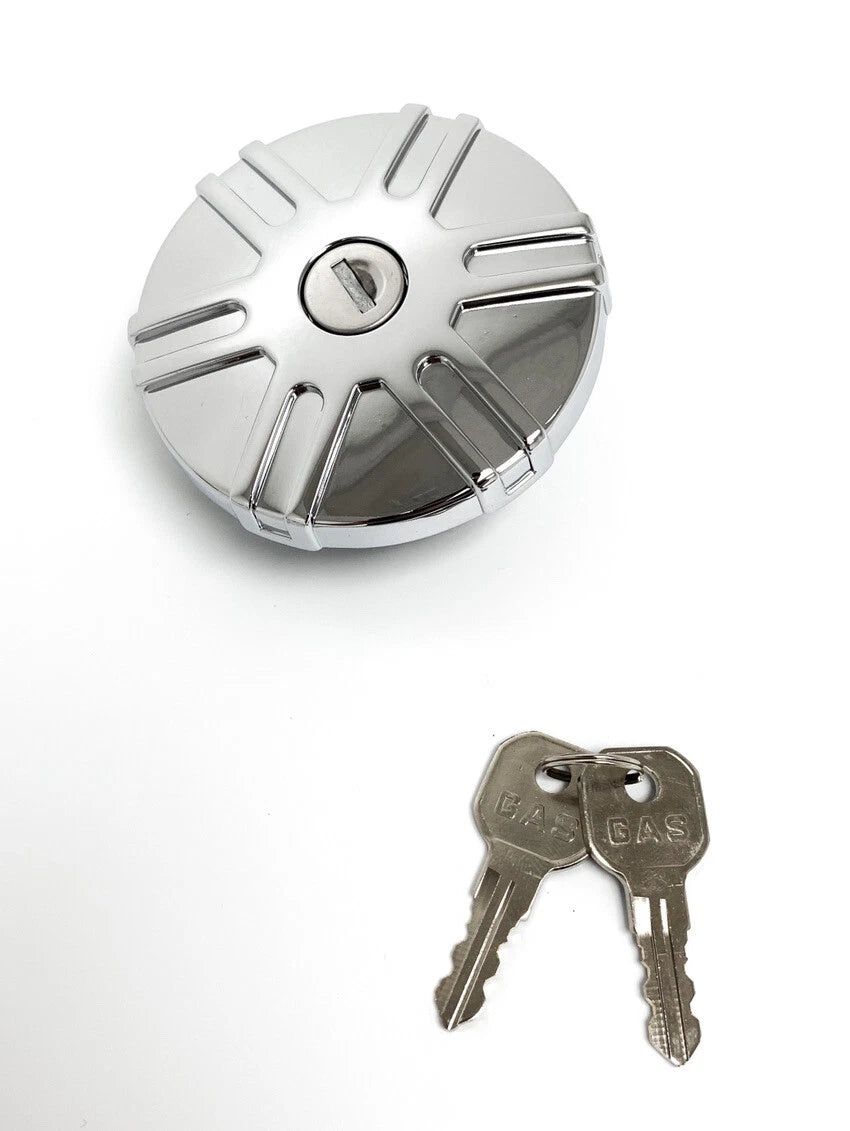 Rugged Metal Locking Gas Cap with Keys for 1947–1971 Ford and Chevy