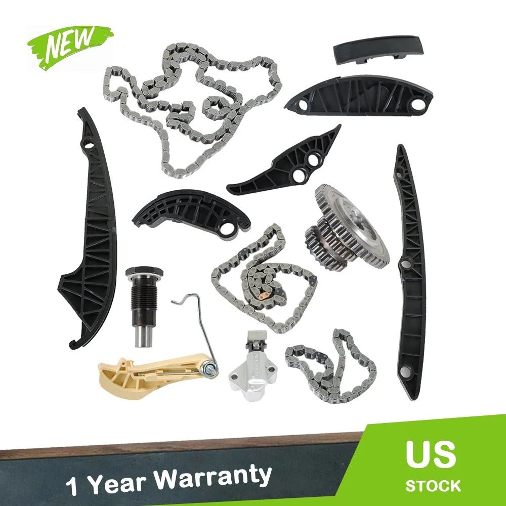 Timing Chain Kit for Volkswagen Beetle Jetta Tiguan Eos CC Audi A3 A4 A5 TT (2006–2020)