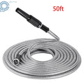 50FT Stainless Steel Flexible Water Hose for Garden