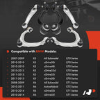 6x Front Control Arm Kit with Ball Joints for BMW E70 X5 (2007-2013) E71 X6 (2008-2014)