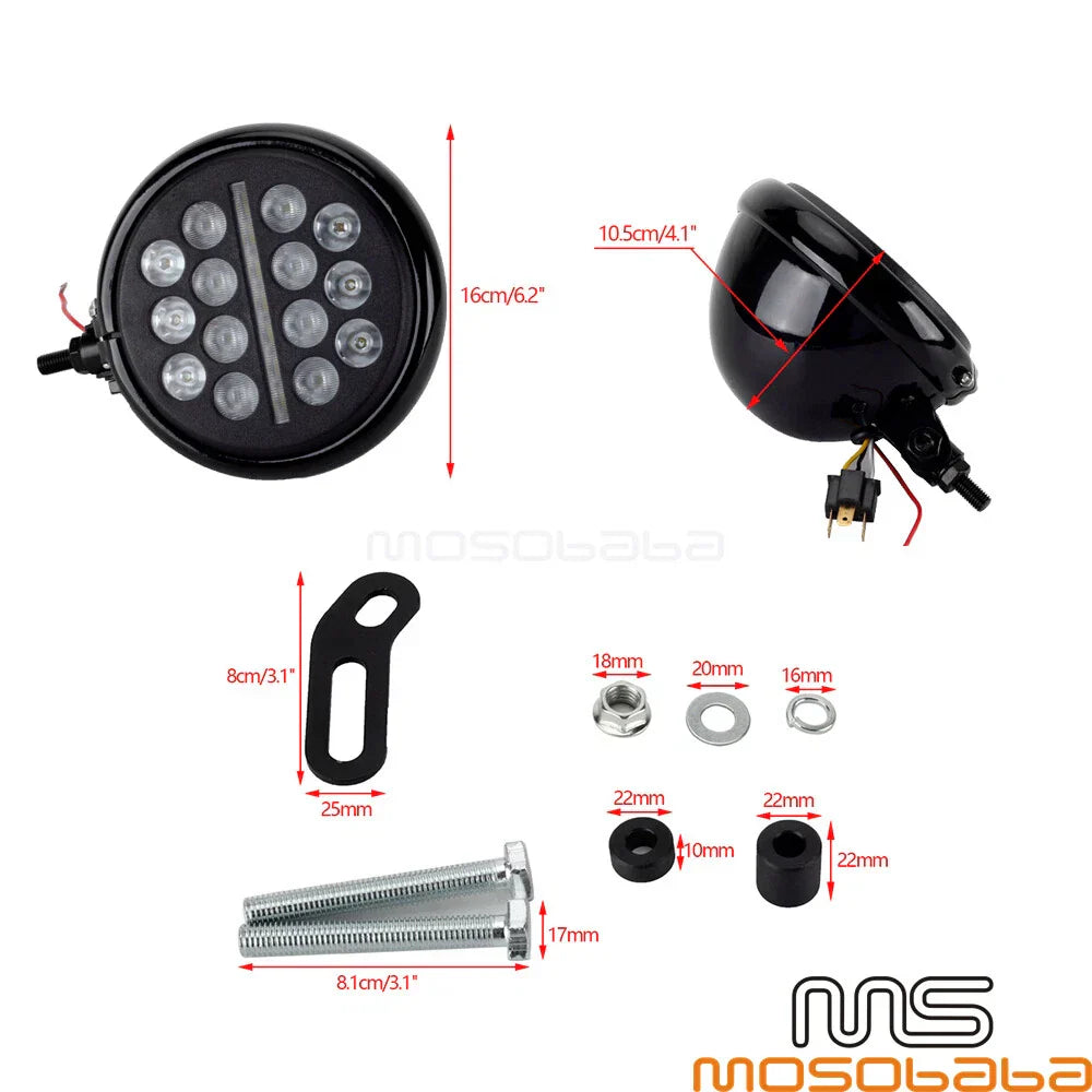 5.75'' Headlight Front Fairing for Harley FXLRS 114 117 (2021-2023)