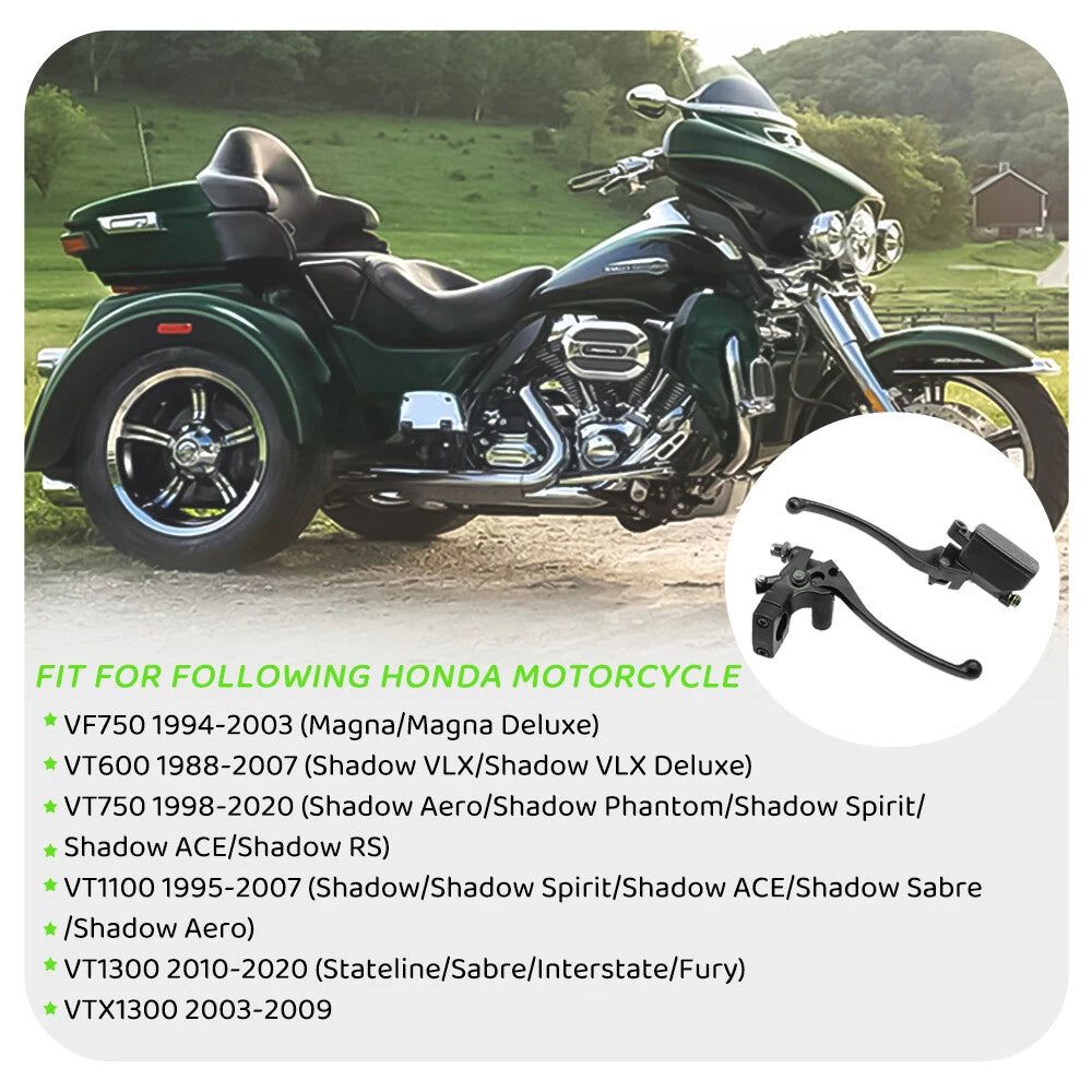 Brake Master Cylinder & Clutch Lever for Honda VTX1300C/R/S/T (2003–2009)
