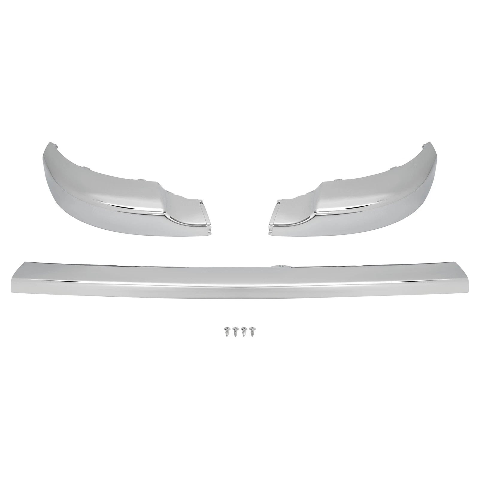 Chrome Front Upper Bumper Trim Cover for Chevy Silverado 2500HD 3500HD (2011–2014)