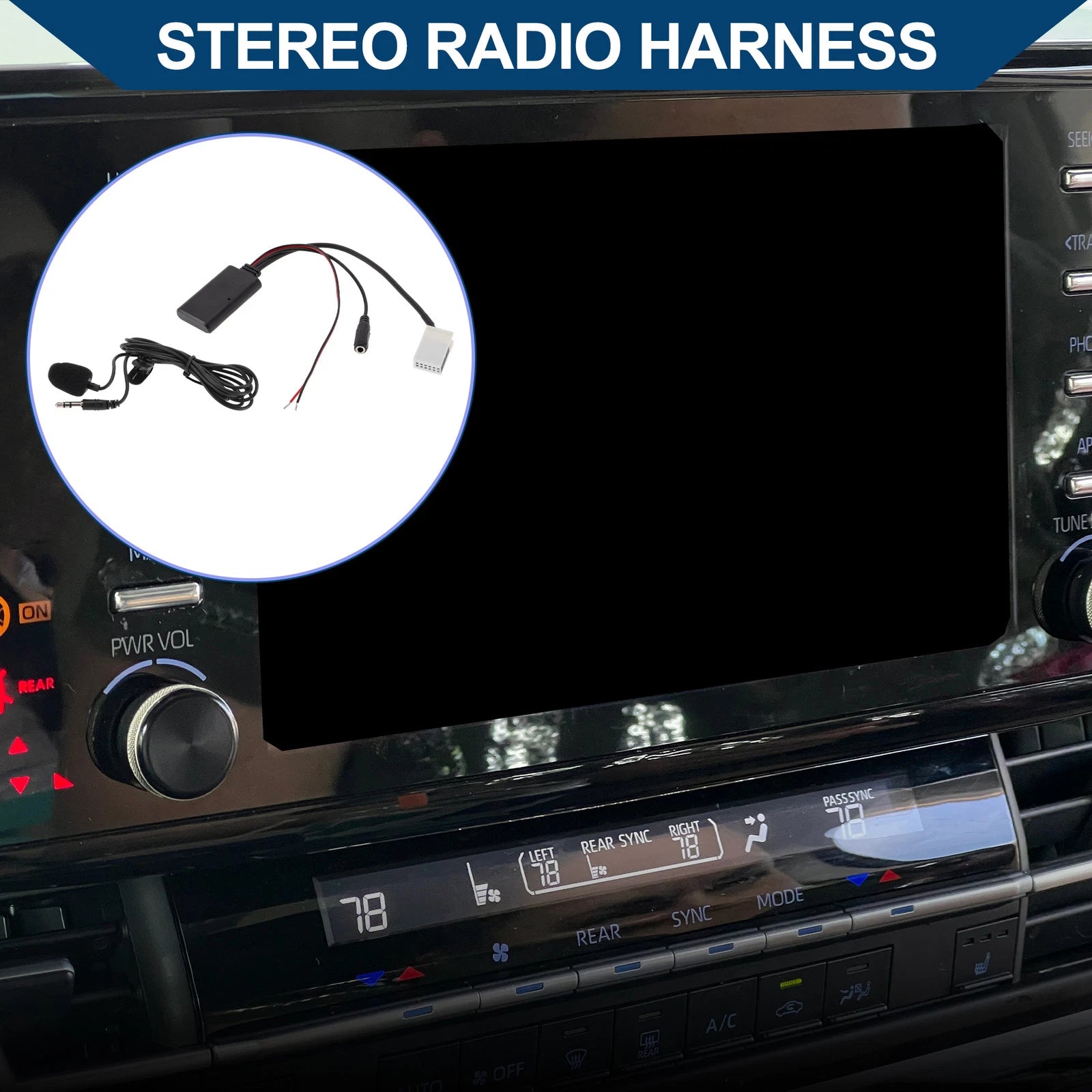Stereo Radio Harness for Volkswagen Passat (2006) - Microphone, Handsfree