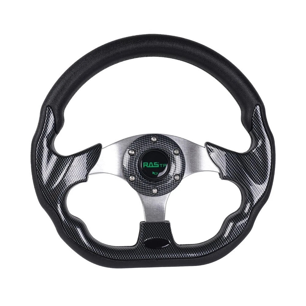 13 Inch Black Steering Wheel for EZGO/Club Car/Yamaha Golf Cart