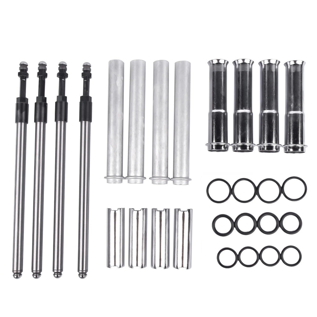 Adjustable Pushrods & Push Rod Cover Kit for Harley Twin Cam (2000–2017) 0928-0023