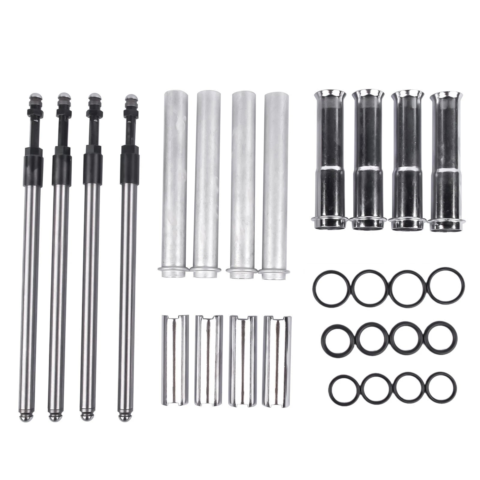 Adjustable Pushrods & Push Rod Cover Kit for Harley Twin Cam (2000–2017) 0928-0023
