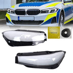 2Pcs Front Headlight Cover for BMW 3-Series G20 G28 (2023–2024)