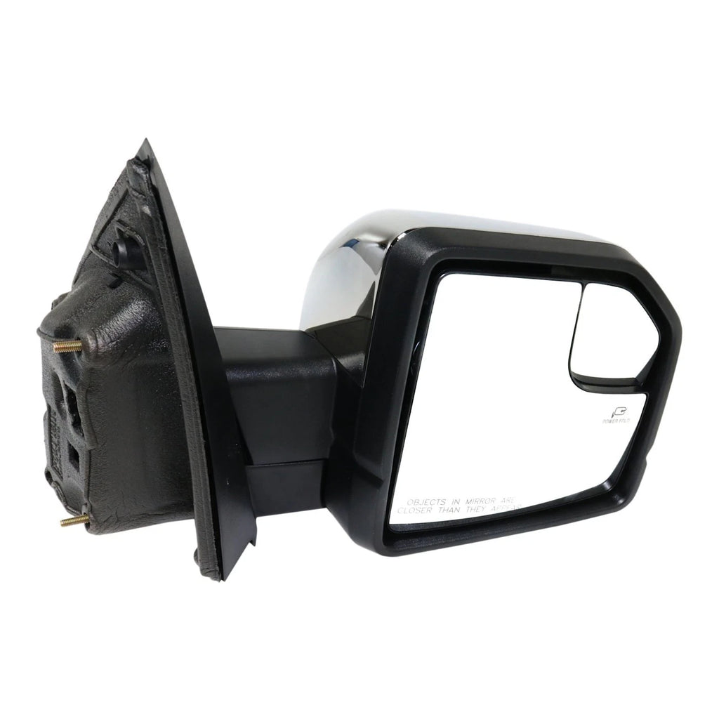 Right Side Mirror for Ford F-150 (2015–2018) Power Heated Chrome Signal Light