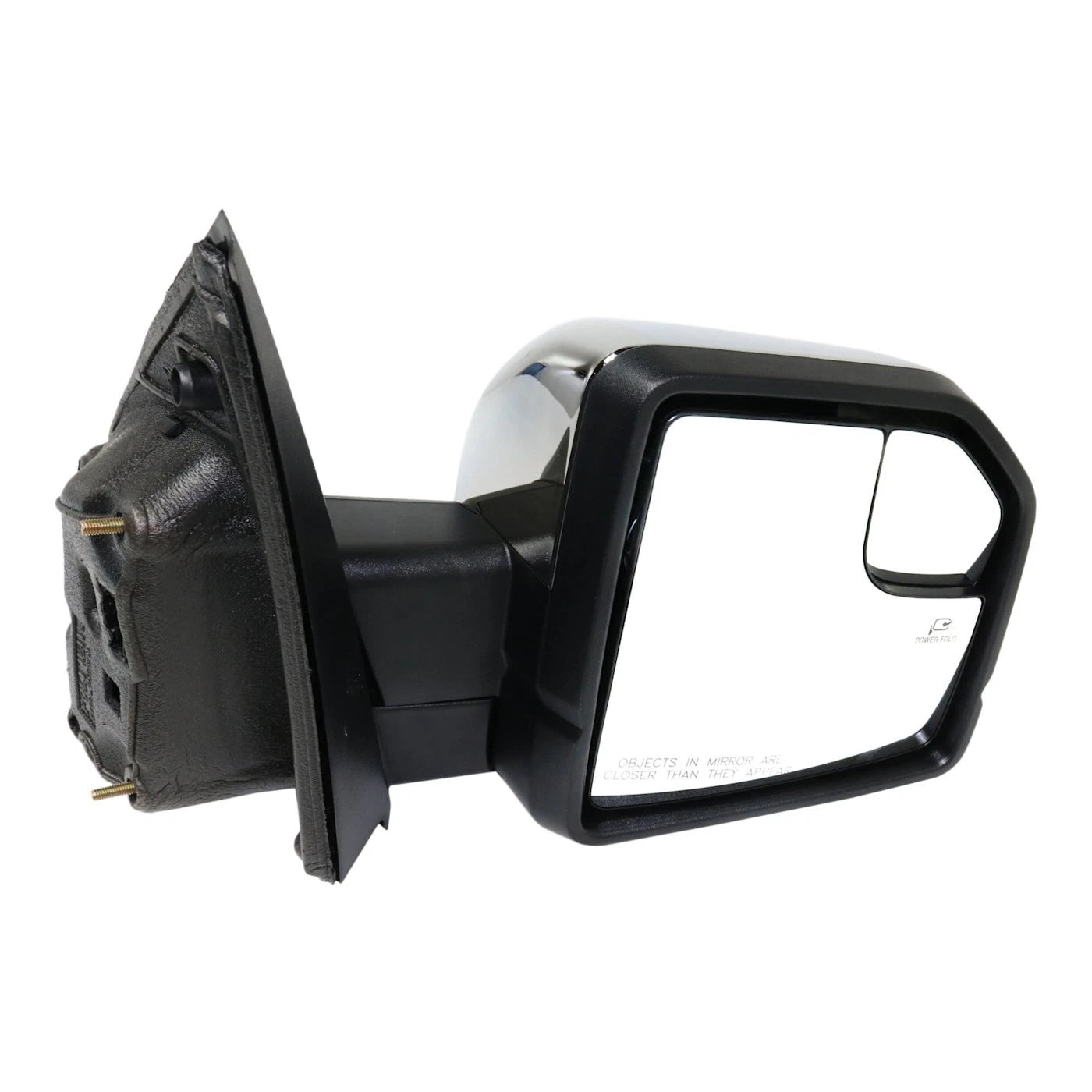 Right Side Mirror for Ford F-150 (2015–2018) Power Heated Chrome Signal Light