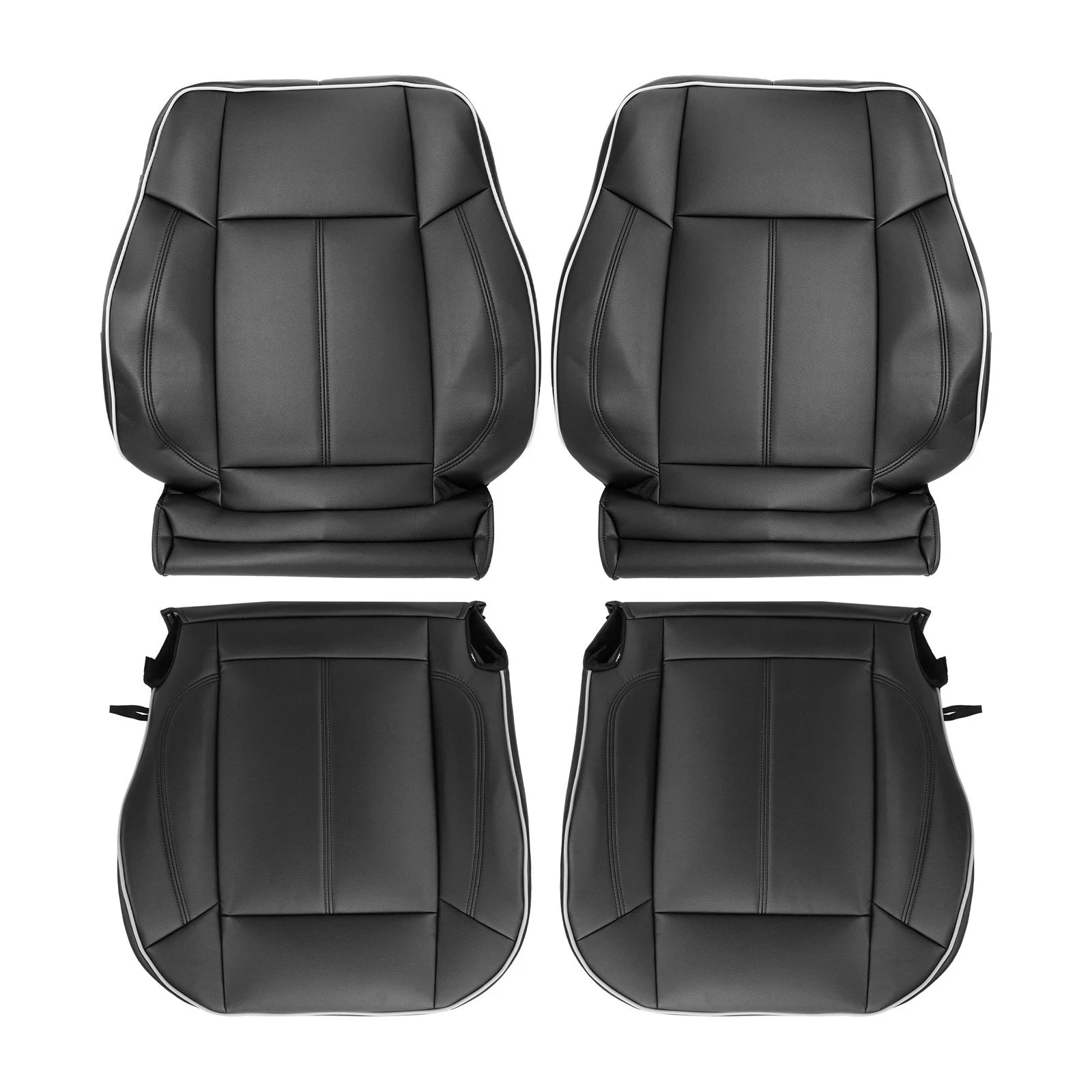 Set of 2 Durable Leather Seat Covers for Hummer H3 (2006–2010)