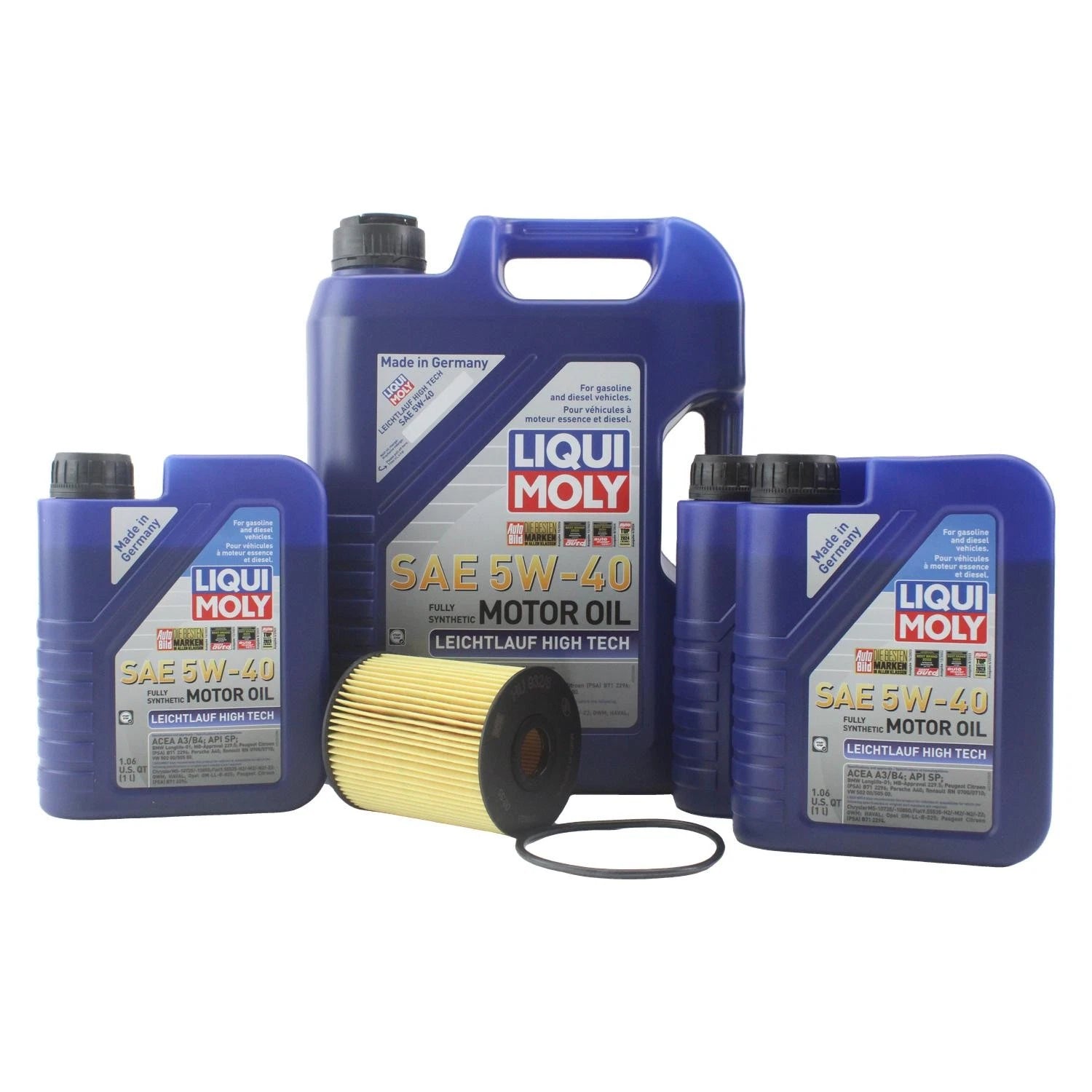 Oil Change Kit for Audi V8 4.2L (2003–2005) - 8L Liqui Moly 5W-40