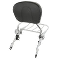 Chrome Backrest Sissy Bar Luggage Rack for Harley Touring Road Glide (2009–Present)