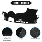 Dashboard Cover Mat for Lexus NX 250/350/450h (2022–2023) Black