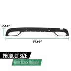 Rear Bumper Valance for Mercedes Benz C300 C400 (2015–2018)