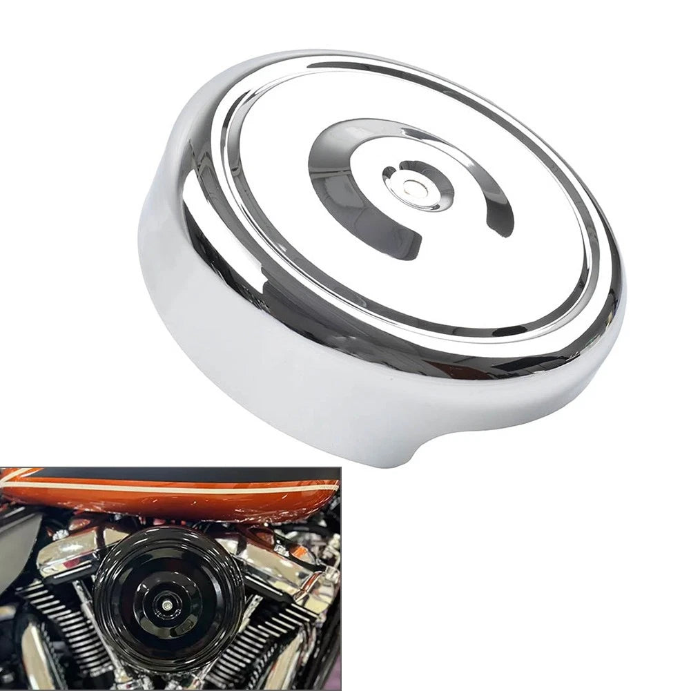 8" Round Air Cleaner Cover for Harley FLST FXST (2011–2017) Sportster XL (2012+) Chrome
