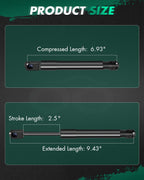 2X Trunk Lift Supports Gas Springs for Nissan Sentra (2007–2012)