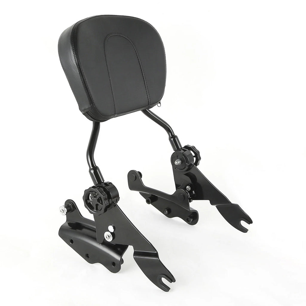 Sissy Bar Backrest with 4 Point Docking Kit for Harley Touring Electra Glide (2009–2013)