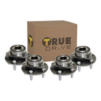 Wheel Hubs for Chevrolet Camaro (2012–2015) Front Rear 5 Lug with Bearing