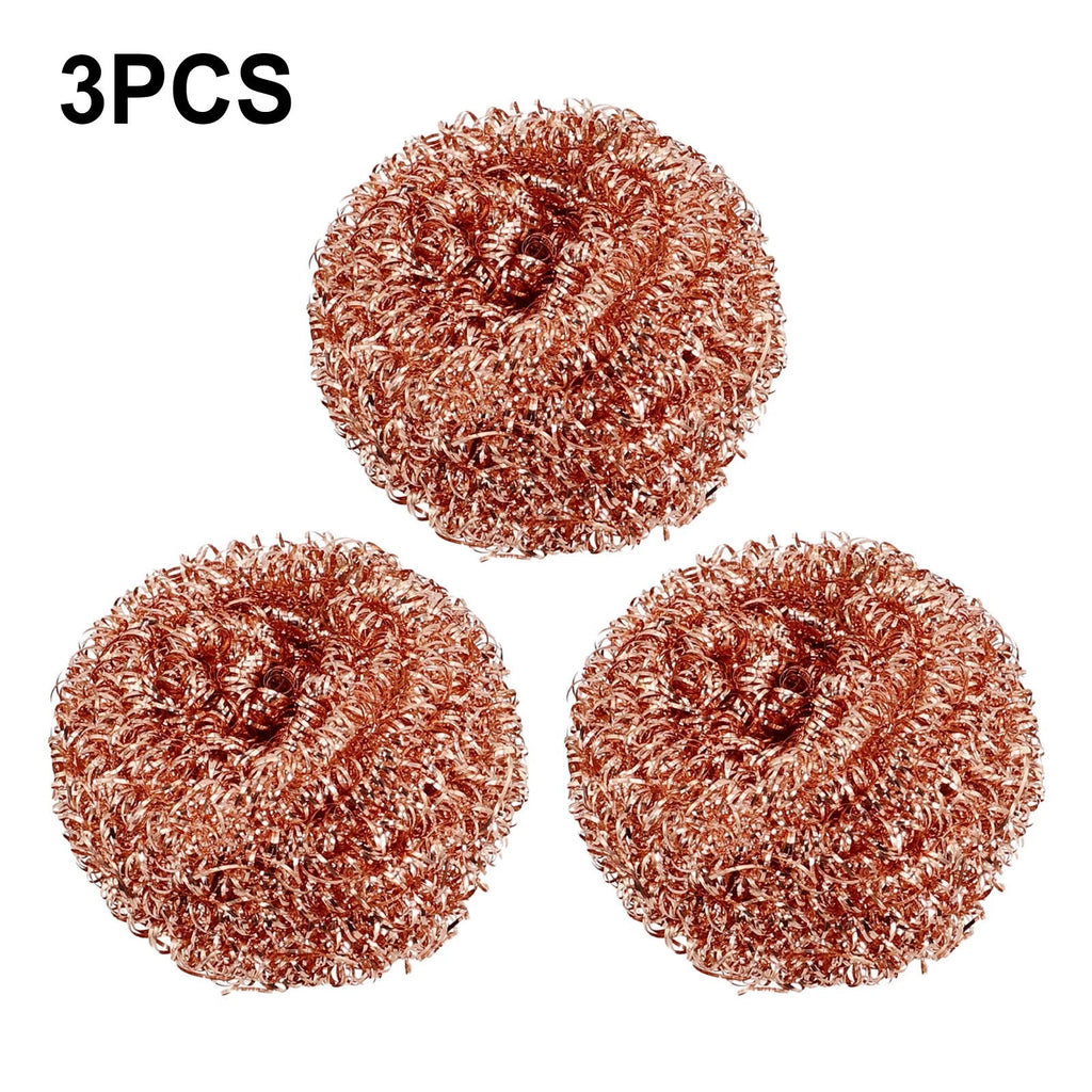 Copper Metal Sponge Balls for Effective Iron Tip Nozzle Slag Removal