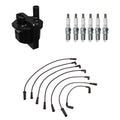 Set of 6 Denso Ignition Coil Wires & NGK Iridium Spark Plugs for S10 Savana 1500 (1996–2002)