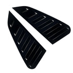 2X Gloss Black Rear Window Louvers for Subaru Impreza WRX (2011–2014)