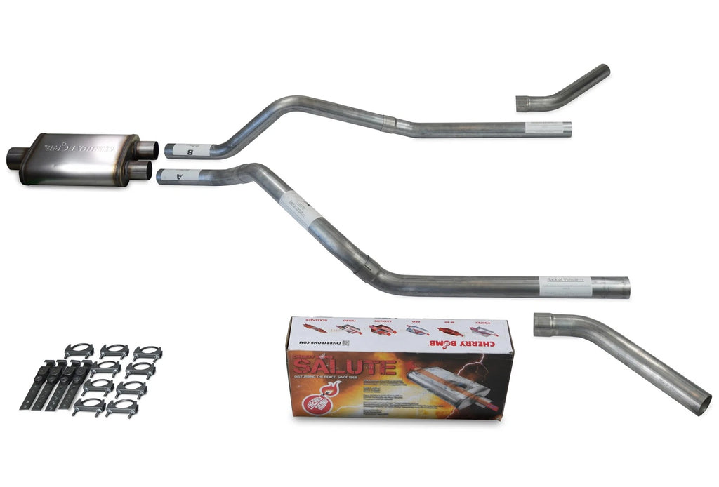 Dual Exhaust Kit for Chevy Blazer (1992–1994) - 2.5" Corner Exit