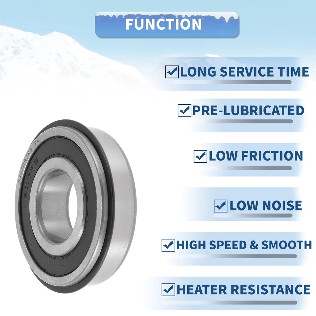 Deep Groove Ball Bearings 6307NR2RS for Various Models (35x80x21mm)