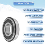 Deep Groove Ball Bearings 6307NR2RS for Various Models (35x80x21mm)