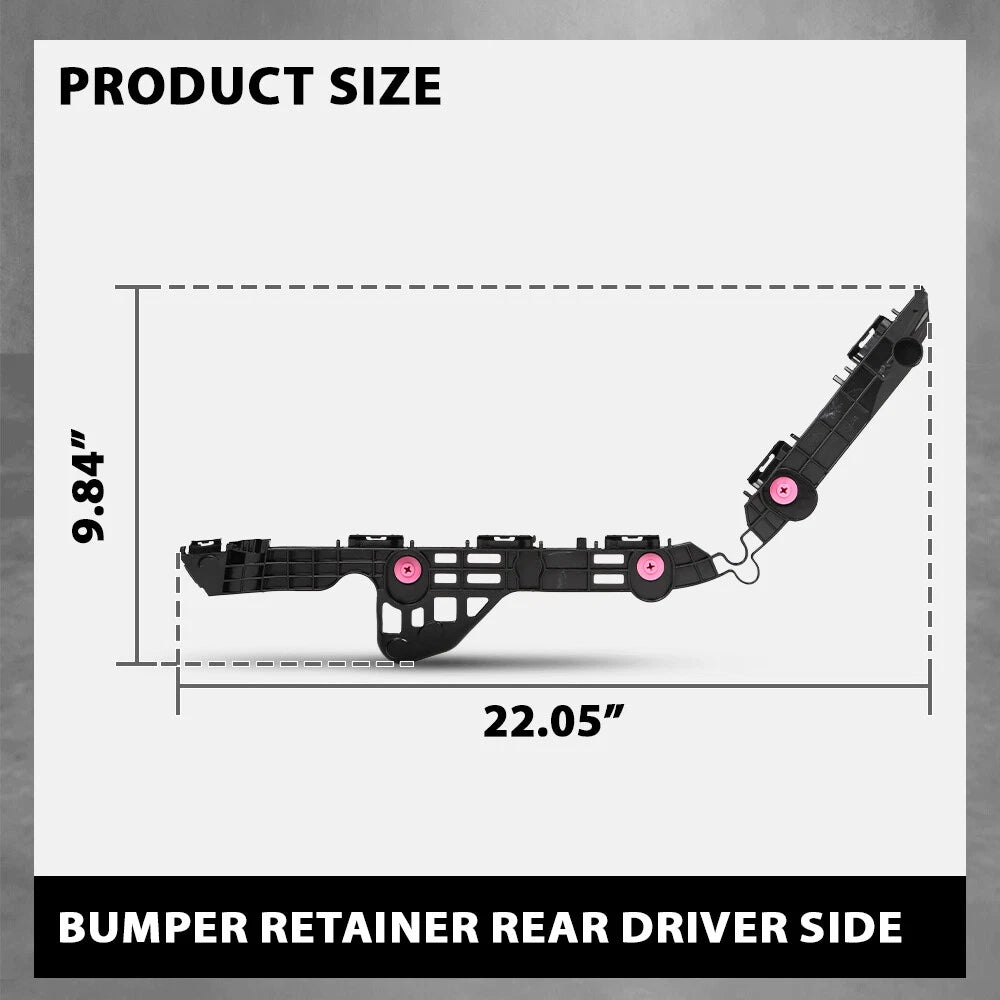 Rear Bumper Bracket Retainer for Toyota Camry (2018–2024) Left Side