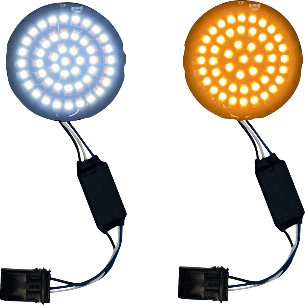 Genesis 4 Front Turn Signals for Custom Dynamics (GEN-4-AW-25ST)