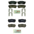 Set of 4 Bosch Quietcast Disc Brake Pads for Kia Sephia Spectra (1998–2009)