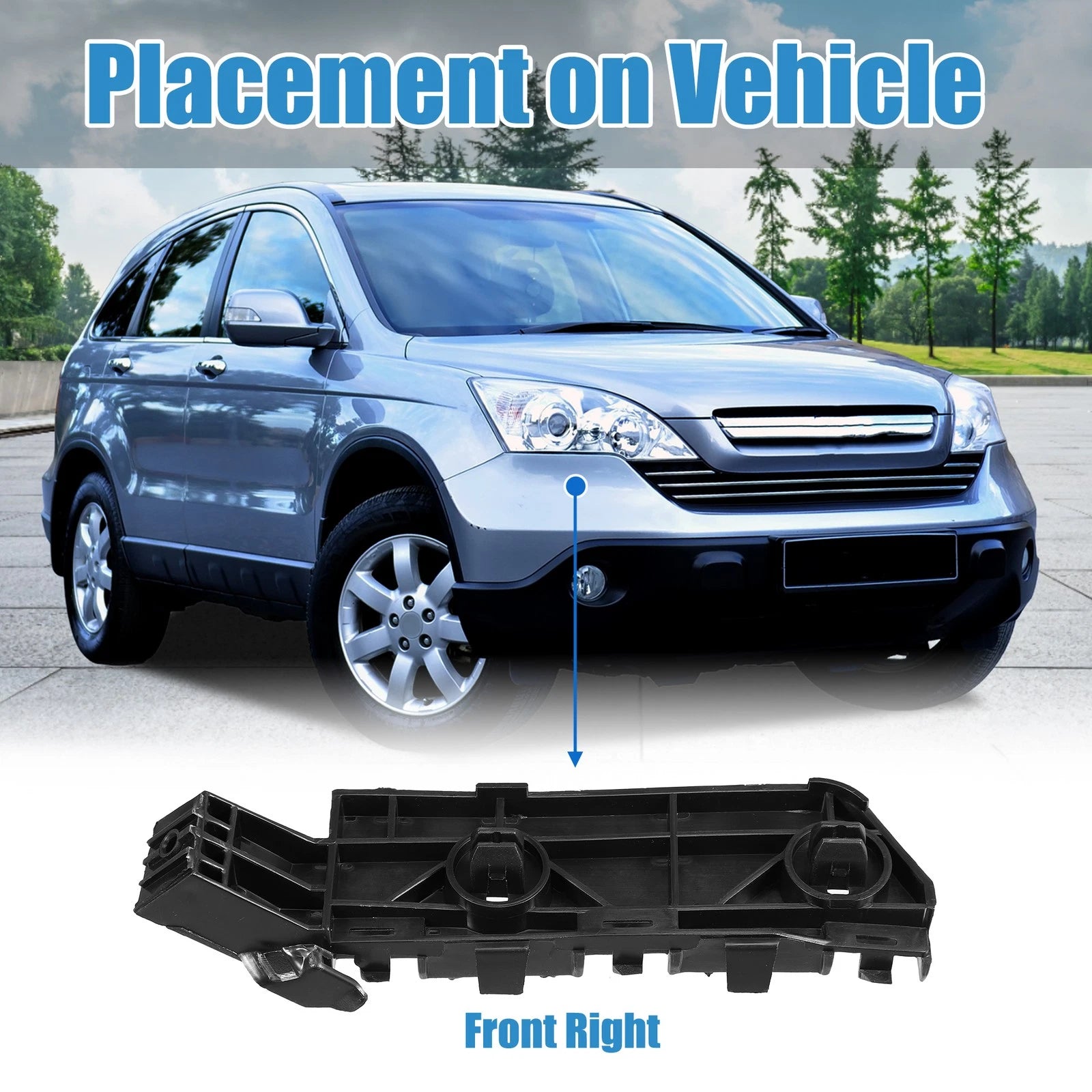 Right Side Front Bumper Bracket NO. 71193-SWA-003 for Honda CR-V (2007–2011)