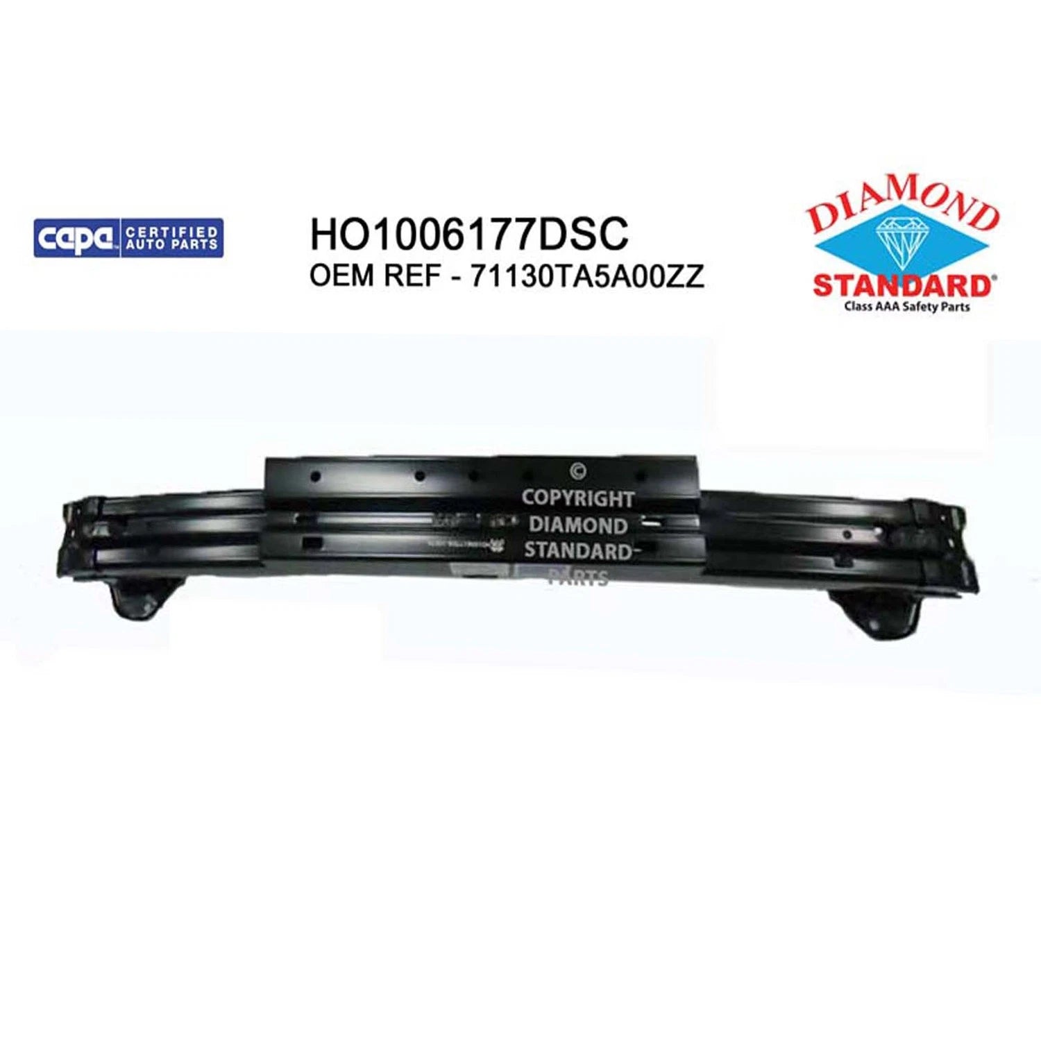 Replacement Steel Front Bumper Impact Bar for Toyota Hilux (2005–2015)