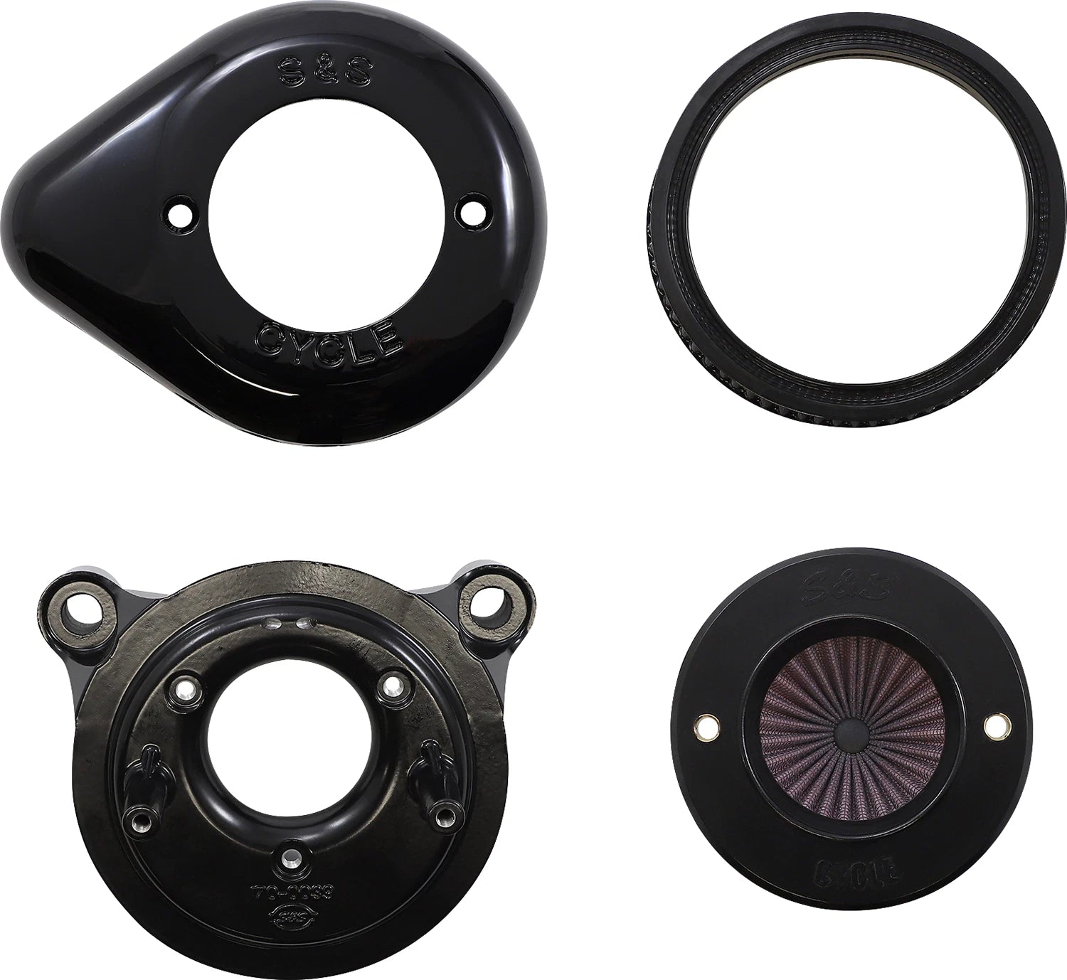 S&S Air Stinger Stealth Air Cleaner Kit for Harley Touring & Softail (2008–2017)