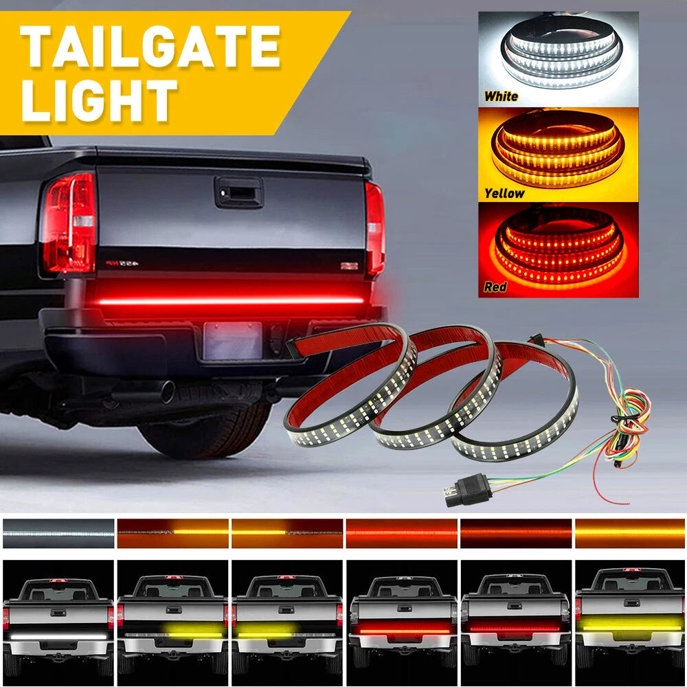 432-LED Tailgate Turn Signal Brake Light Bar for Trucks (Fits Various Models)