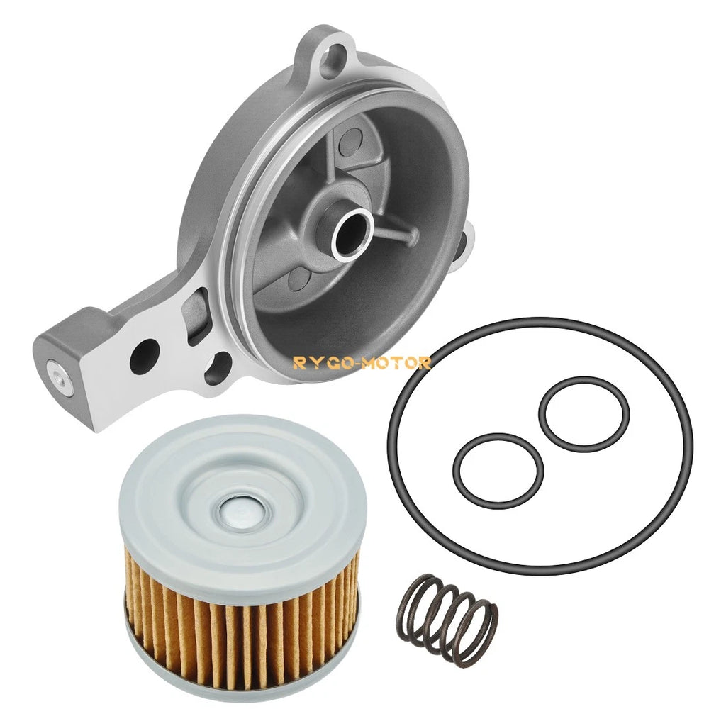 Oil Filter Cover & Filter w/Spring O-Ring for Honda Rancher TRX350 (2000–2006)