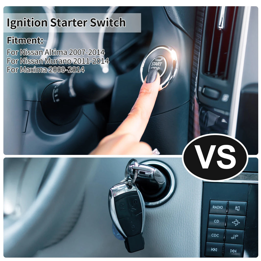 Keyless Engine Ignition Starter Switch for Nissan Altima (2007–2014) No. 25150JA00A